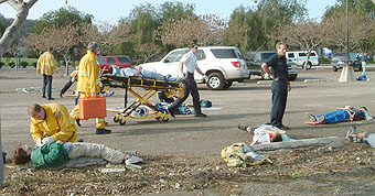 START triage during OC disaster drill