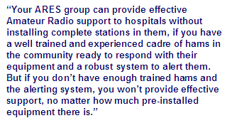 Community hams more important than installed stations