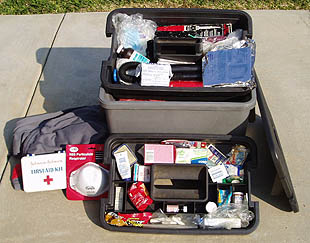 Personal preparedness tub