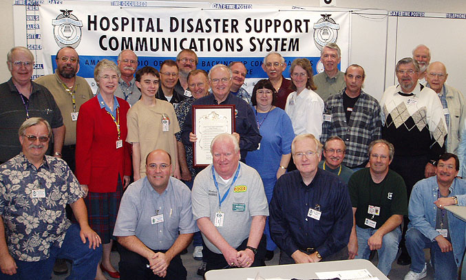 Supervisor Bill Campbell presents proclamation