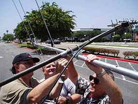 Field Day antenna going up!